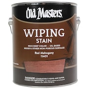 OLD MASTERS 1 Gal Red Mahogany Oil-Based Wiping Stain 11401